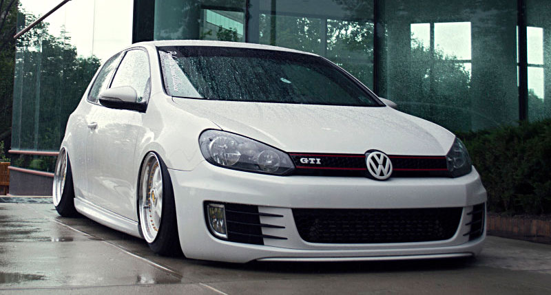 VW GTI MK6 6 Euro Lower Front Bumper Chin Spoiler Lip Sport Valance ...